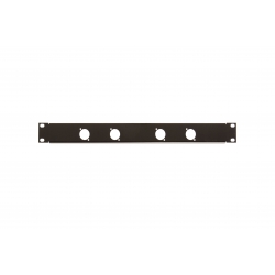 ABLO AG-4 Panel rack / blank 4 otwory typu D / 1U