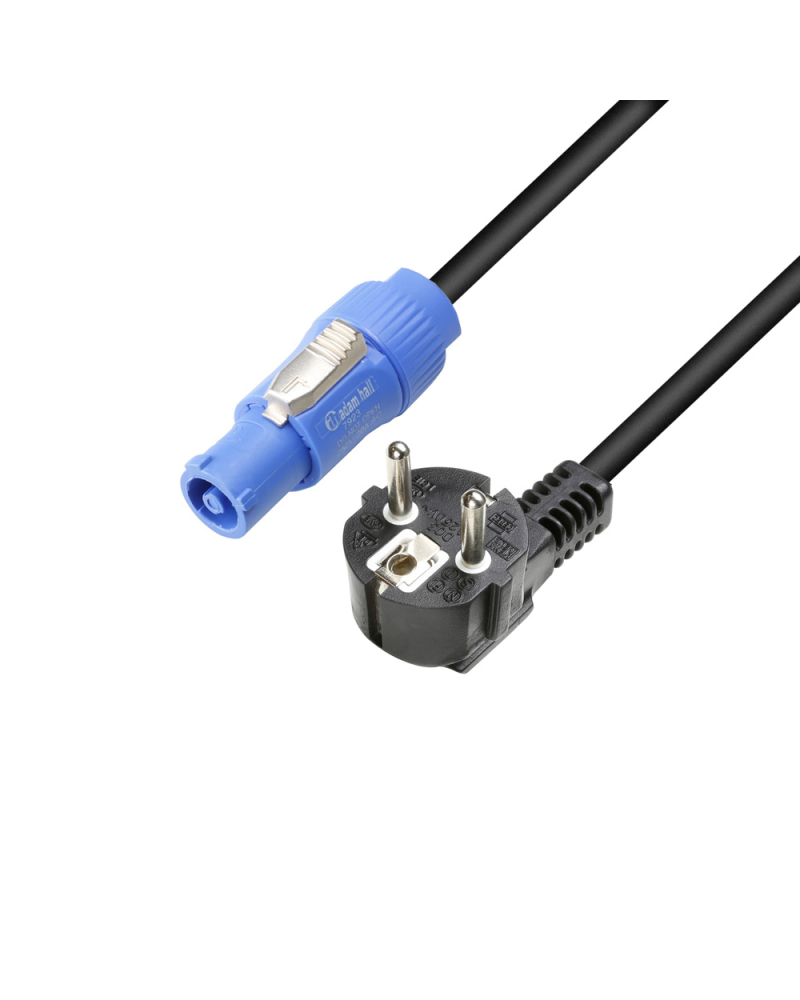 Adam Hall 3 STAR PCON 0150 Kabel zasilający | Adam Hall K4CPFIN x CEE 7/7 | 1,5 m