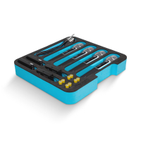 Adam Hall 87402MI Wkładka piankowa na mikrofonu do szuflady rack 2U