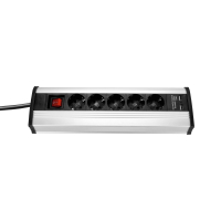 ADAM HALL PDU 5S DESKTOP Listwa zasilająca serii Desktop z wyłącznikiem 5-kierunkowym