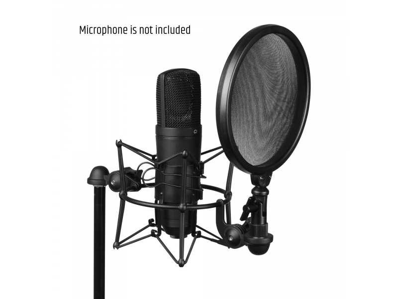 Adam Hall DSM 400 Uchwyt mikrofonowy typu „pająk” z pop filtrem