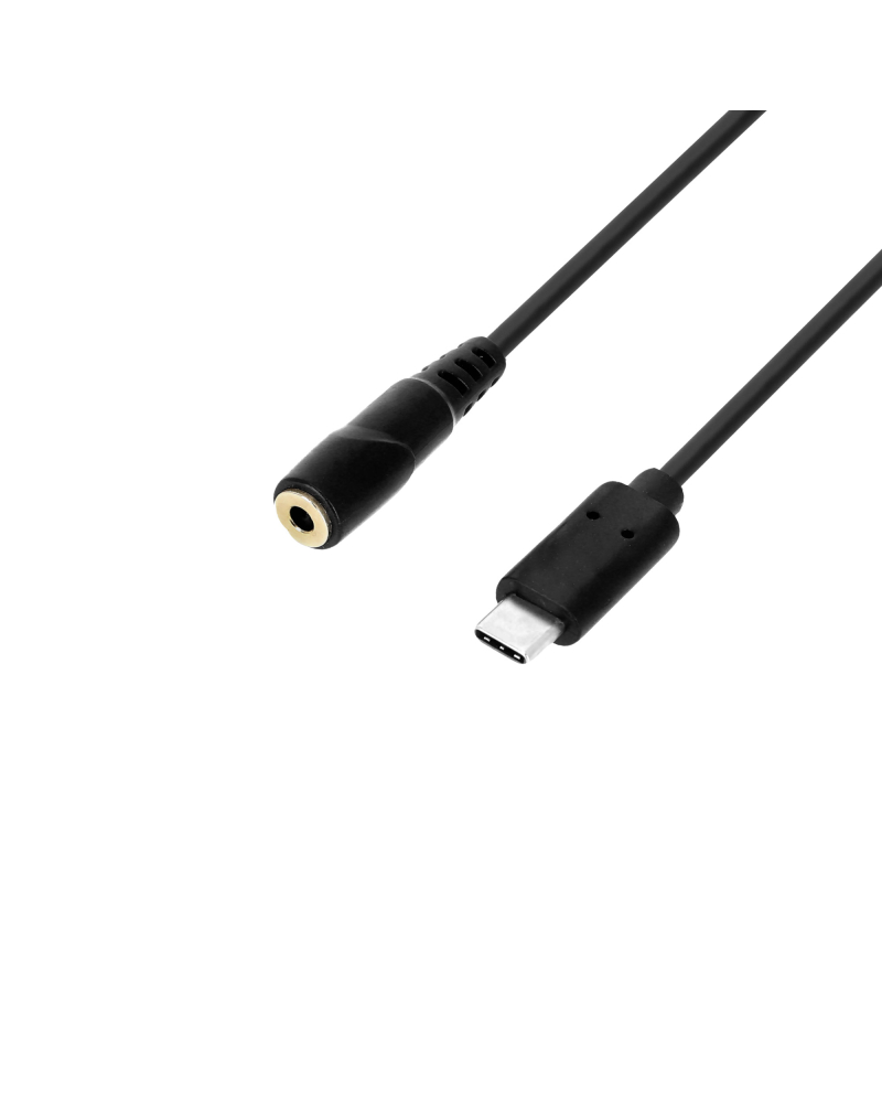 Adam Hall 3 STAR B Y USB-C 0020 Kabel USB-C na gniazdo minijack kabel 20 cm