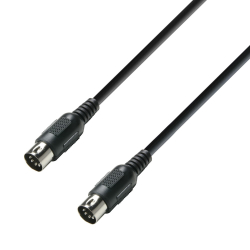 ADAM HALL K3MIDI0300BLK Kabel midi 3 m czarny