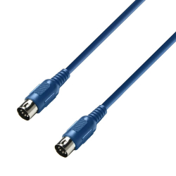 ADAM HALL K3MIDI0600BLU Kabel midi 6 m niebieski