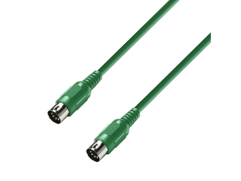 ADAM HALL K3MIDI0150GRN Kabel midi 1,5 m zielony