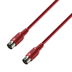 ADAM HALL K3MIDI0300RED Kabel midi 3 m czerwony