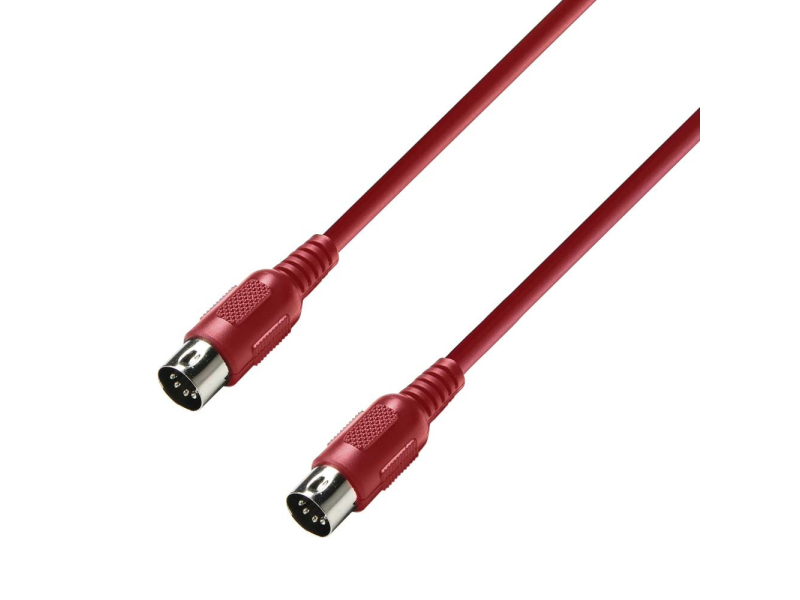 ADAM HALL K3MIDI0150RED Kabel midi 1,5 m czerwony