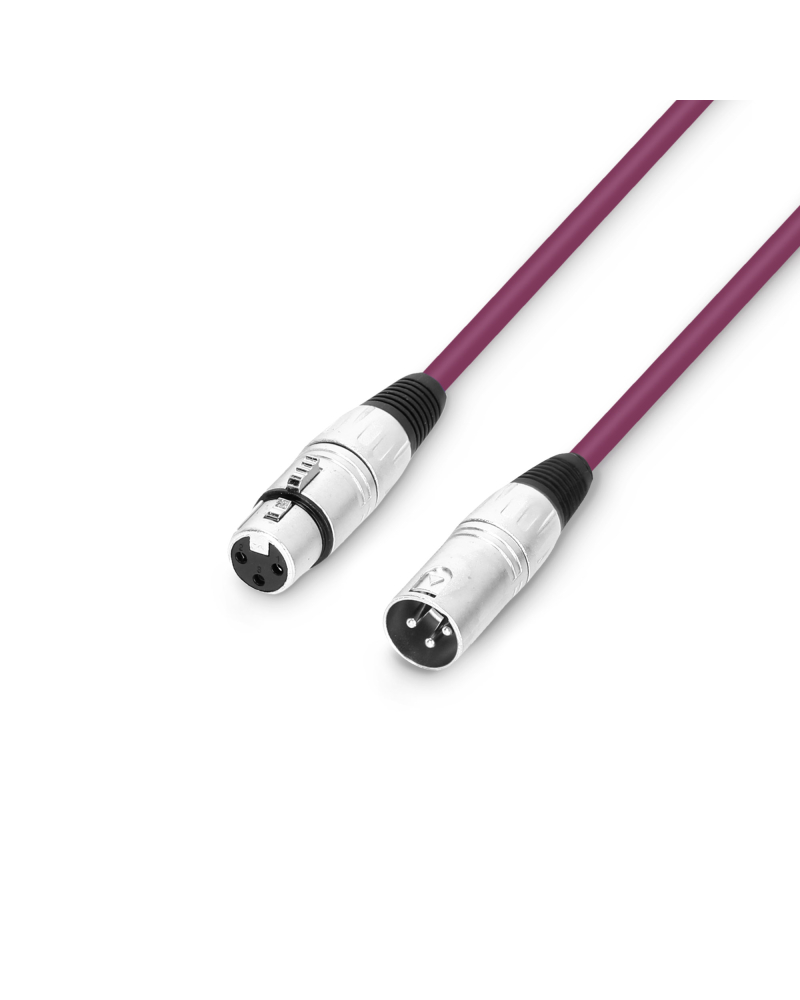 Adam Hall 3 STAR MMF 0050 SET Kabel mikrofonowy | Zestaw 6 sztuk Adam Hall XLR | 0,5 m