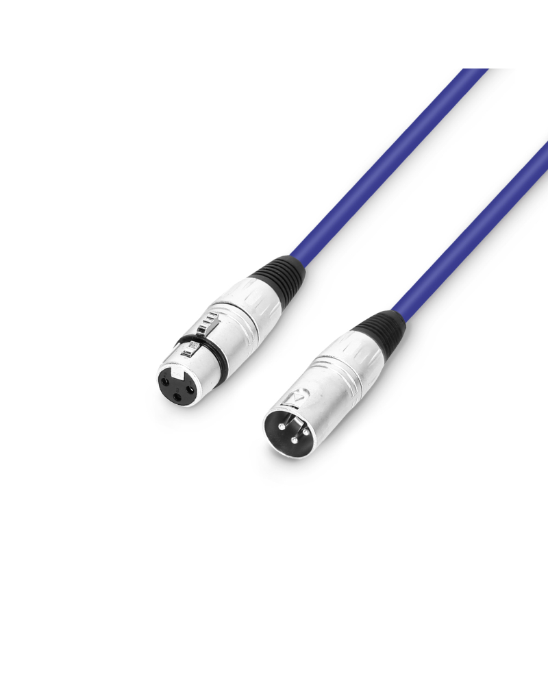 Adam Hall 3 STAR MMF 0050 SET Kabel mikrofonowy | Zestaw 6 sztuk Adam Hall XLR | 0,5 m