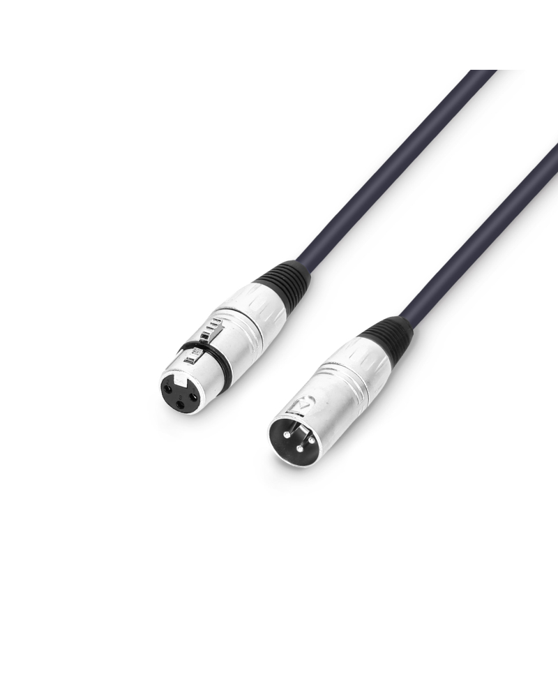 Adam Hall 3 STAR MMF 0050 SET Kabel mikrofonowy | Zestaw 6 sztuk Adam Hall XLR | 0,5 m