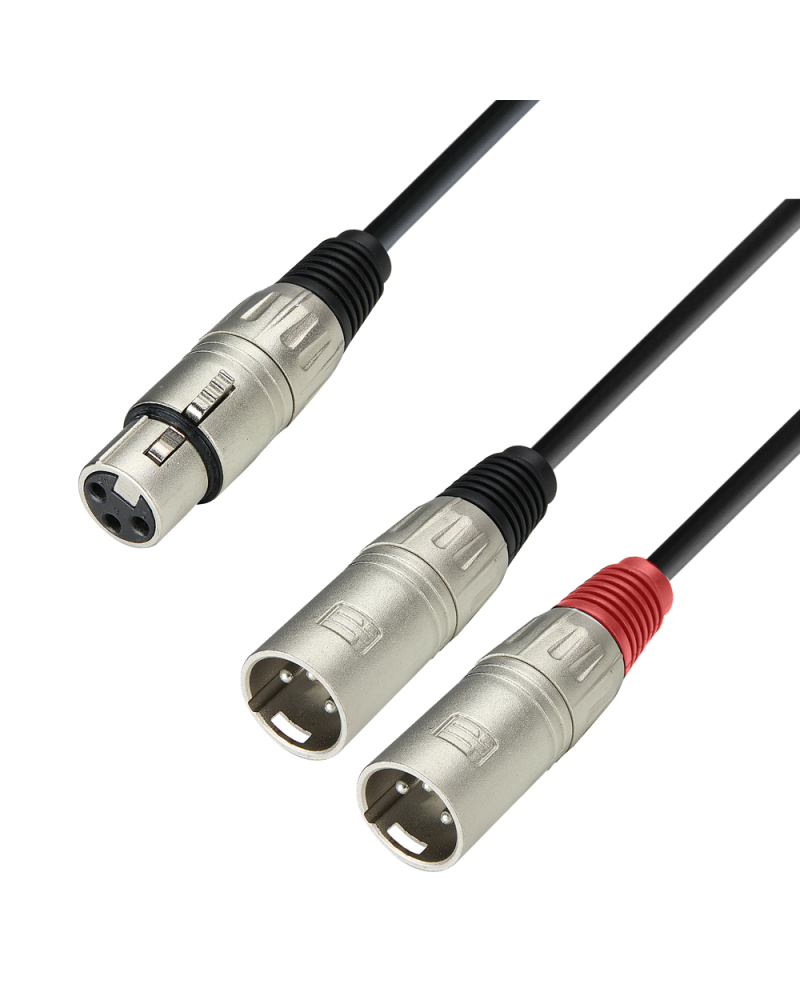 Adam Hall 3 STAR YFMM Kabel-Y Adam Hall 2 XLR męski x XLR żeński. Różne długości