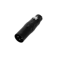 Adam Hall 4 STAR A GROUND LIFTER Adapter uziemienia XLR 3 pin żeński na XLR 3 pin męski