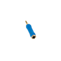ADAM HALL 4 STAR A JF3 MM3 G BLU LINE Adapter liniowy Jack TRS żeński na Minijack TRS męski