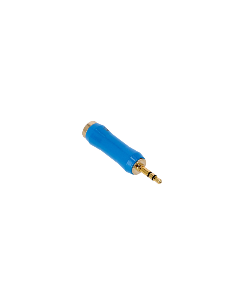 ADAM HALL 4 STAR A JF3 MM3 G BLU LINE Adapter liniowy Jack TRS żeński na Minijack TRS męski