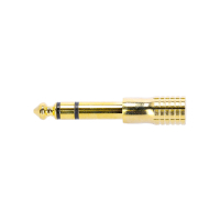 ADAM HALL K4AMF3JM3GOLD Adapter mini jack żeński stereo na jack 6,3 mm męski stereo
