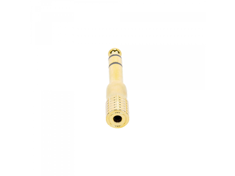 ADAM HALL K4AMF3JM3GOLD Adapter mini jack żeński stereo na jack 6,3 mm męski stereo