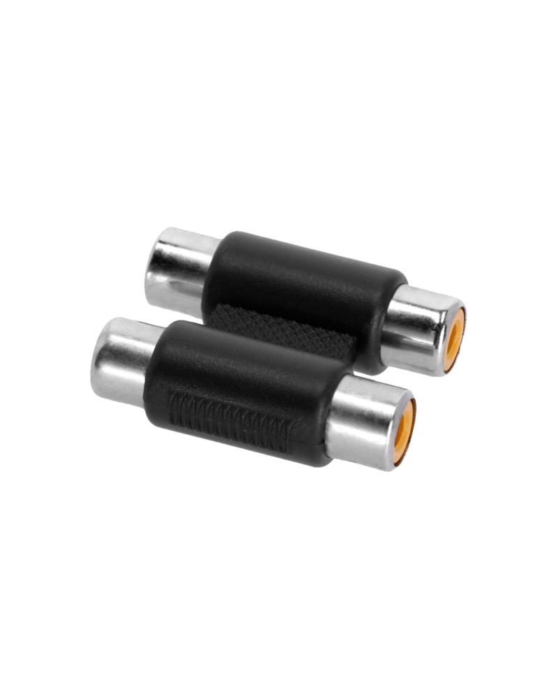 Adam Hall 4 STAR AT RF2 RF2 Twin-Adapter beczka 2 x RCA żeński na 2 x RCA żeński