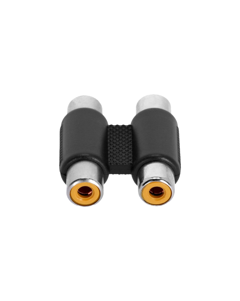 Adam Hall 4 STAR AT RF2 RF2 Twin-Adapter beczka 2 x RCA żeński na 2 x RCA żeński