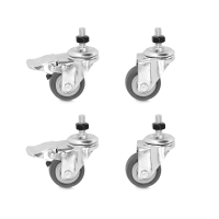 ADAM HALL 4 STAR CD CASTOR SET Zestaw kółek do K4CD450 i K4CD650