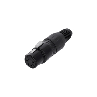 Adam Hall 4 STAR C XF5 BLK Wtyk XLR 5-biegunowy żeński