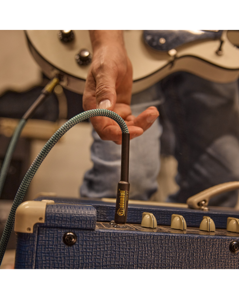 Adam Hall 4 STAR IPP GRN Kabel instrumentalny | Oplot nylonowy Adam Hall® Jack TS różne długości