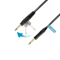 ADAM HALL 5 STAR IPPR 0600 FLIPJACK® Kabel instrumentalny | Palmer® Adam Hall FLIPJACK® prosty i kątowy jack | 6 m