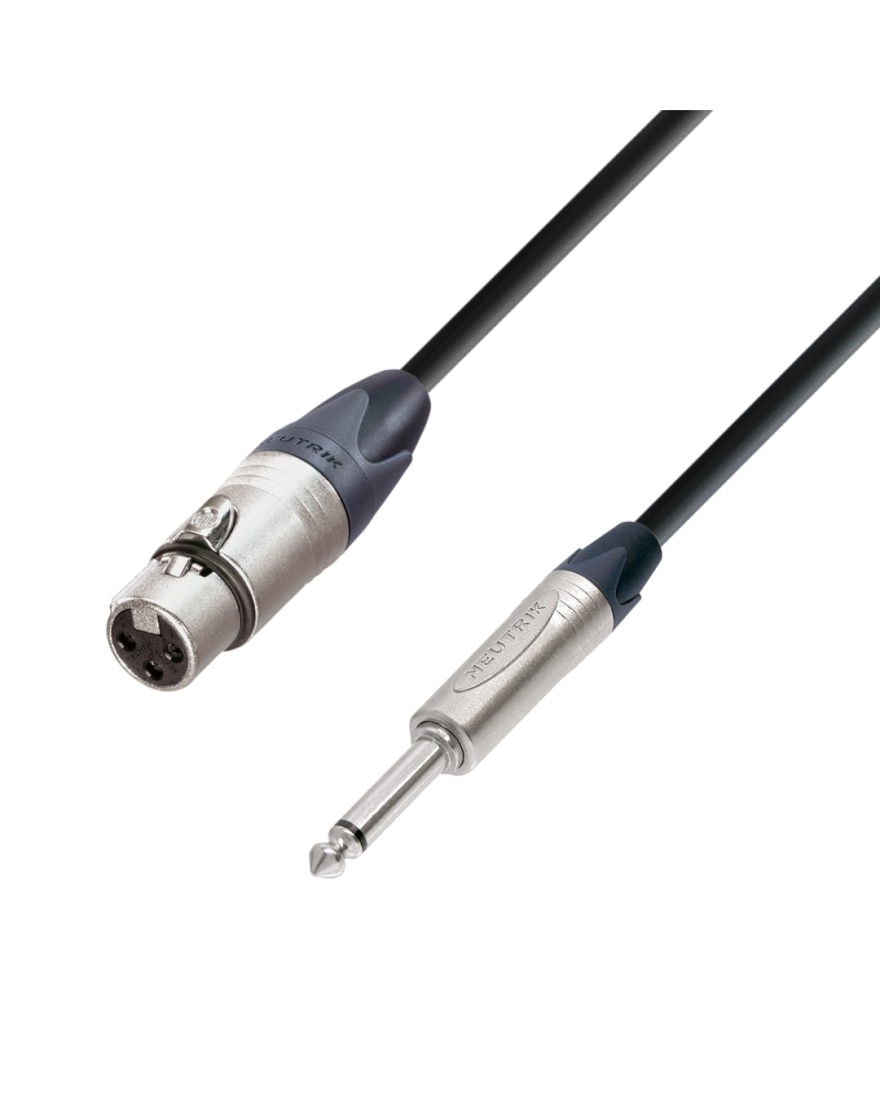 Adam Hall 5 STAR MFP Kabel mikrofonowy Neutrik XLR żeński x Jack TS. Różne długości