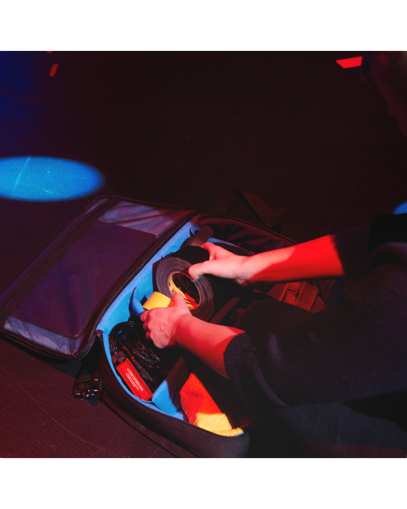 Adam Hall ORGAFLEX® CABLE BAG XL Wyściełana torba organizacyjna na kable i akcesoria, rozmiar XL 21