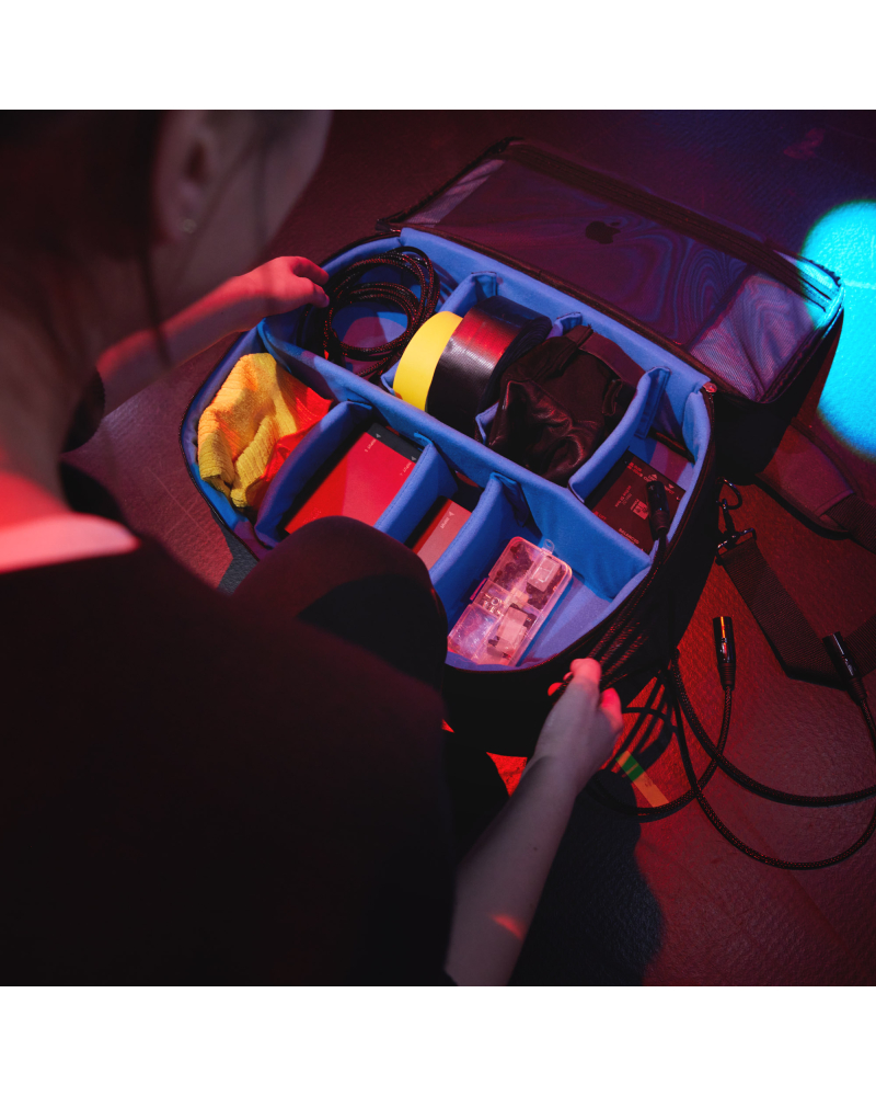 Adam Hall ORGAFLEX® CABLE BAG XL Wyściełana torba organizacyjna na kable i akcesoria, rozmiar XL 21