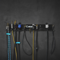 Adam Hall SCS 27 CABLE HOLDER PRO Uchwyt kablowy do montażu na ścianie lub stojaku z otworem gwintowanym 3/8''