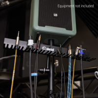 Adam Hall SCS 27 CABLE HOLDER PRO Uchwyt kablowy do montażu na ścianie lub stojaku z otworem gwintowanym 3/8''