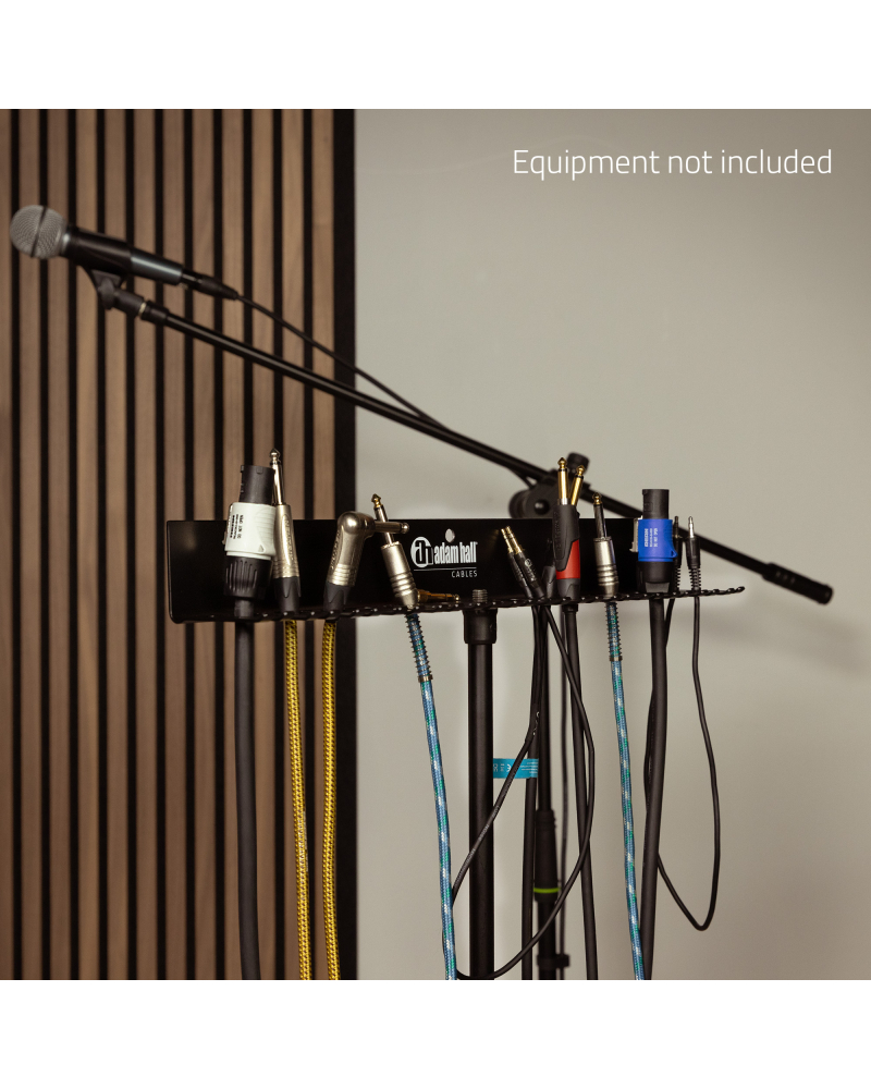 Adam Hall SCS 27 CABLE HOLDER PRO Uchwyt kablowy do montażu na ścianie lub stojaku z otworem gwintowanym 3/8''