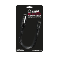 Adam Hall SLED 1 ULTRA USB - Lampka USB z wysięgnikiem typu „gęsia szyja” i 4 diodami LED COB