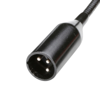 Adam Hall SLED 1 ULTRA XLR 3 Lampka z wysięgnikiem typu „gęsia szyja”, 3-stykowym złączem XLR i 4 diodami LED COB