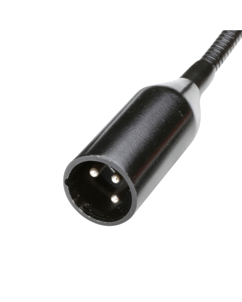 Adam Hall SLED 1 ULTRA XLR 3 Lampka z wysięgnikiem typu „gęsia szyja”, 3-stykowym złączem XLR i 4 diodami LED COB