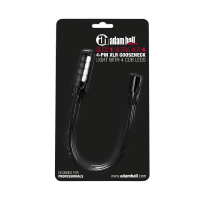 Adam Hall SLED 1 ULTRA XLR 4 Lampka z wysięgnikiem typu „gęsia szyja”, 4-stykowym złączem XLR i 4 diodami LED COB
