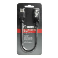 Adam Hall SLED 1 ULTRA USB PRO - Lampka USB z wysięgnikiem typu „gęsia szyja” i 2 diodami LED