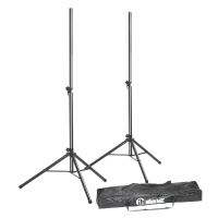 Adam Hall SPS 023 SET Zestaw: 2 stojaki głośnikowe z torbą