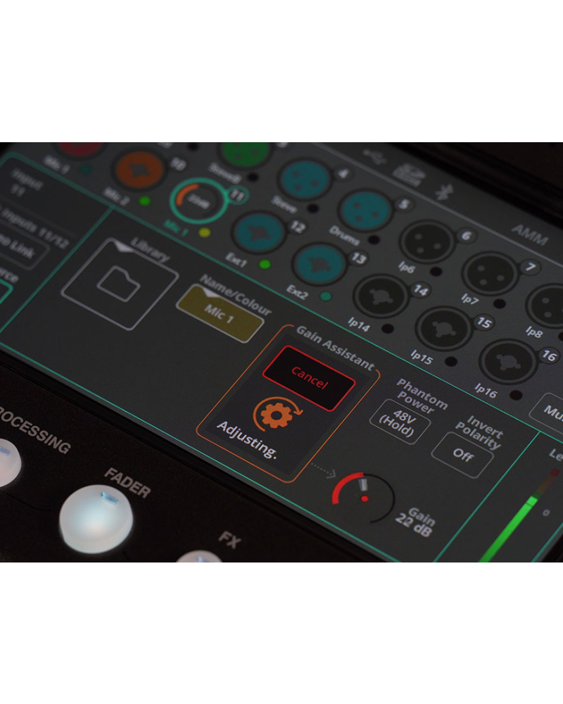 Allen & Heath CQ20B Kompaktowy mikser cyfrowy Bluetooth z przetwarzaniem sygnału 96 kH