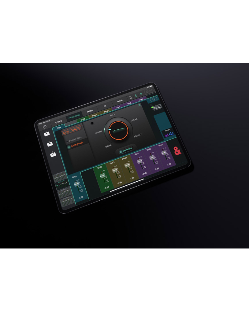 Allen & Heath CQ20B Kompaktowy mikser cyfrowy Bluetooth z przetwarzaniem sygnału 96 kH