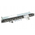 Patch panel Rj45 24 porty, STP, kat. 6A, 1U, 19, krone, uchwyt na kable