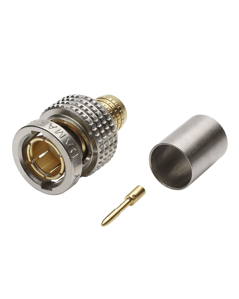 Damar&Hagen 1-8705-13100-1 Złącze BNC zaciskane, męskie, proste