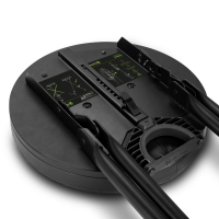 Gravity FG SEAT 1 Stołek dla muzyka ze zintegrowanym stojakiem na gitarę