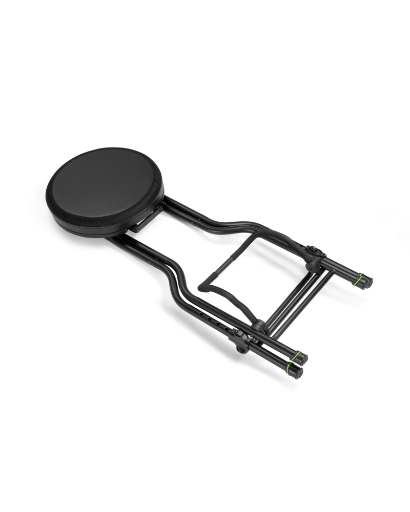 Gravity FG SEAT 1 Stołek dla muzyka ze zintegrowanym stojakiem na gitarę