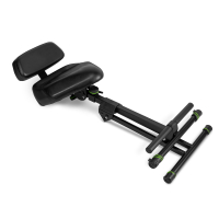 Gravity FM SEAT1 BR Stołek, siedzisko z regulacją wysokości, podnóżkiem i oparciem