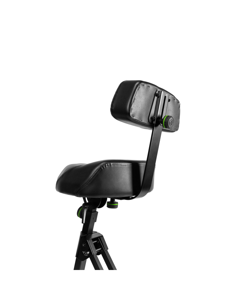 Gravity FM SEAT1 BR Stołek, siedzisko z regulacją wysokości, podnóżkiem i oparciem
