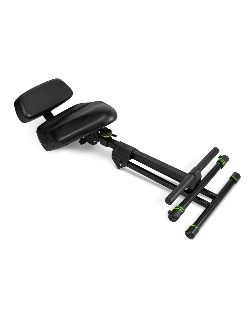 Gravity FM SEAT1 BR Stołek, siedzisko z regulacją wysokości, podnóżkiem i oparciem