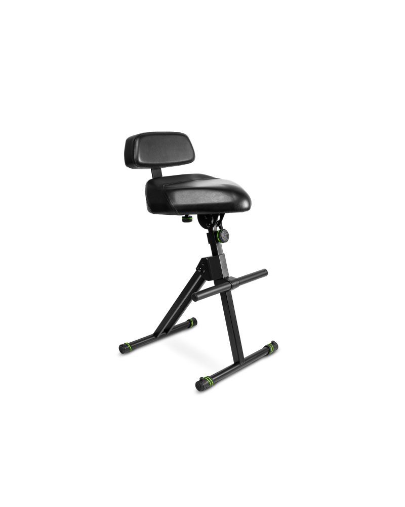 Gravity FM SEAT1 BR Stołek, siedzisko z regulacją wysokości, podnóżkiem i oparciem