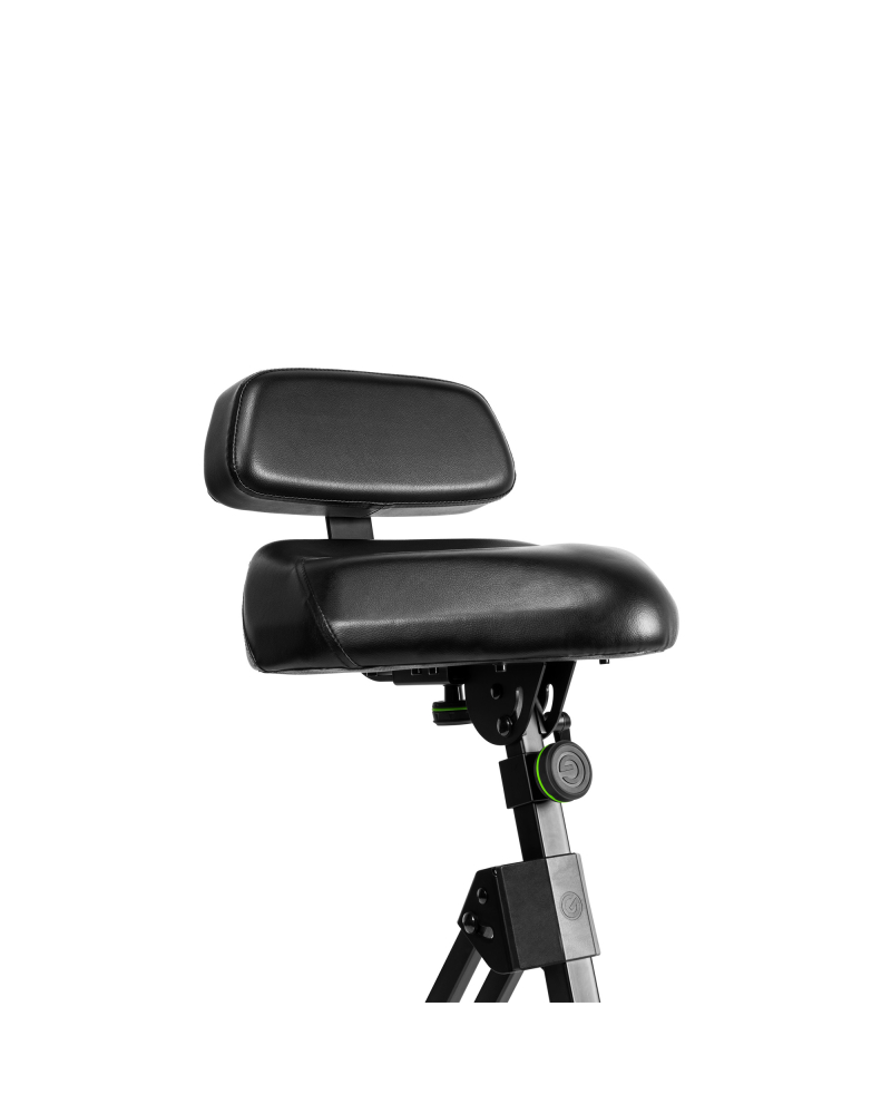 Gravity FM SEAT1 BR Stołek, siedzisko z regulacją wysokości, podnóżkiem i oparciem