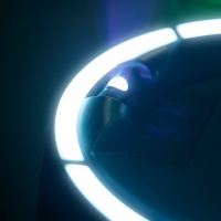 Gravity GS LS 01 NH B Guitar GLOW STAND®, podświetlany uchwyt gitarowy